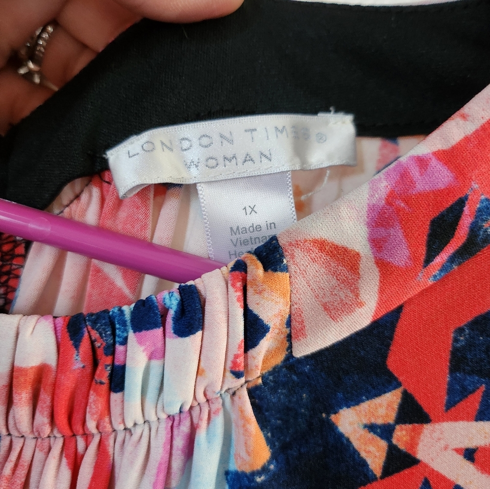 London Times Pink Floral Summer Maxi Dress - Picture 4 of 7